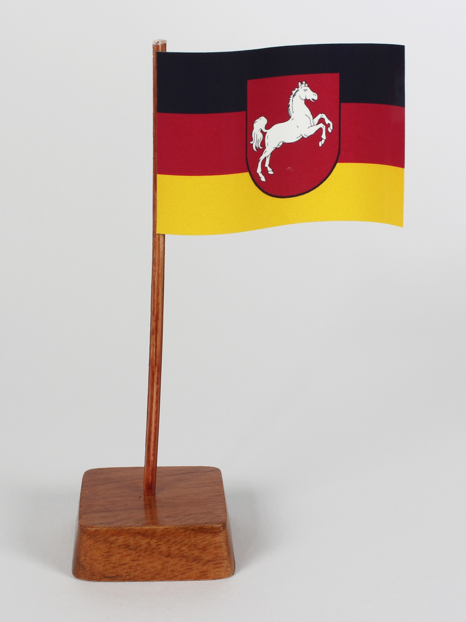 Fahne Tischflagge Niedersachsen 10 x 15 cm Tischfahne Flagge 