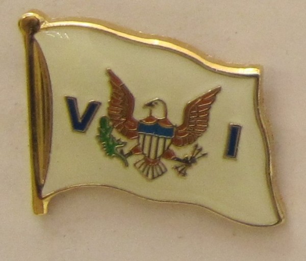 Virgin Islands USA Jungfraueninsel Pin Anstecker Flagge Fahne Nationalflagge