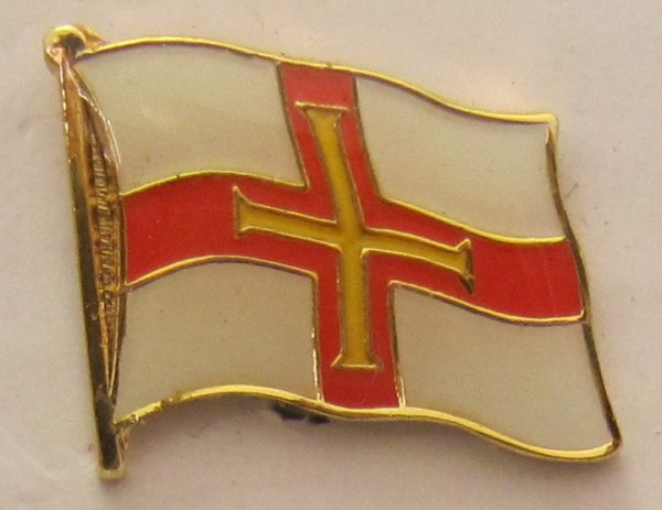 Pin Anstecker Flagge Fahne Guernsey Flaggenpin Button Badge Flaggen Clip Anstecknadel