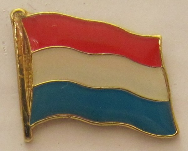 Pin Anstecker Flagge Fahne Luxemburg Nationalflagge