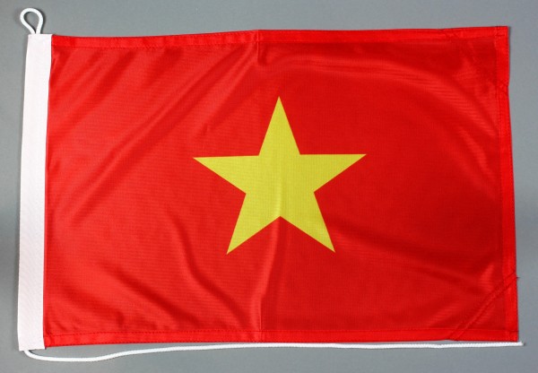 Bootsflagge Vietnam 30x45 cm Motorradflagge Bootsfahne