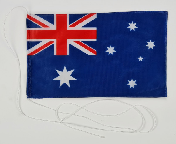 Tischflagge Australien 25x15 cm optional mit Holz- oder Chromständer Tischfahne Tischfähnchen