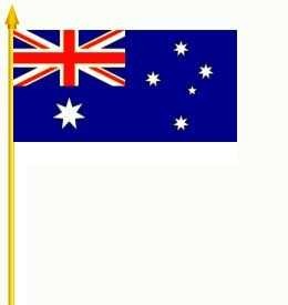 Stockflagge Australien 30x45cm
