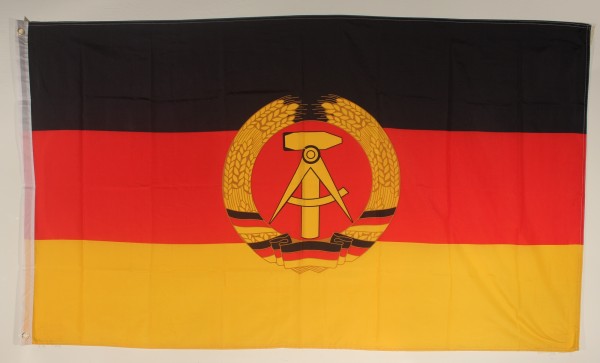 DDR Flagge Großformat 250 x 150 cm wetterfest