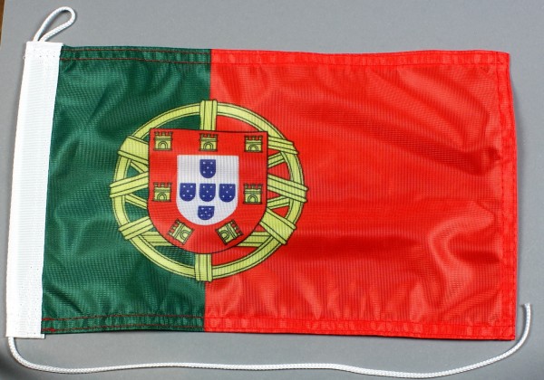 Bootsflagge : Portugal 30x20 cm Motorradflagge