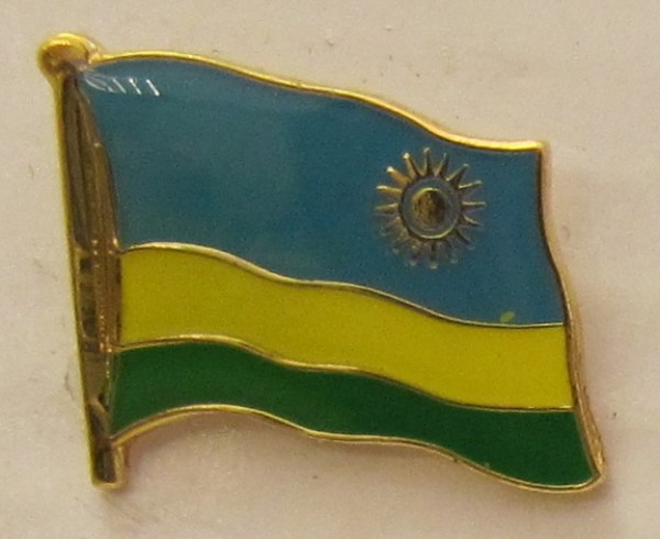 Ruanda Pin Anstecker Flagge Fahne Nationalflagge