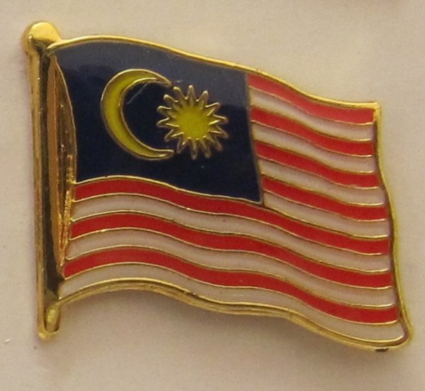 Malaysia Pin Anstecker Flagge Fahne Nationalflagge