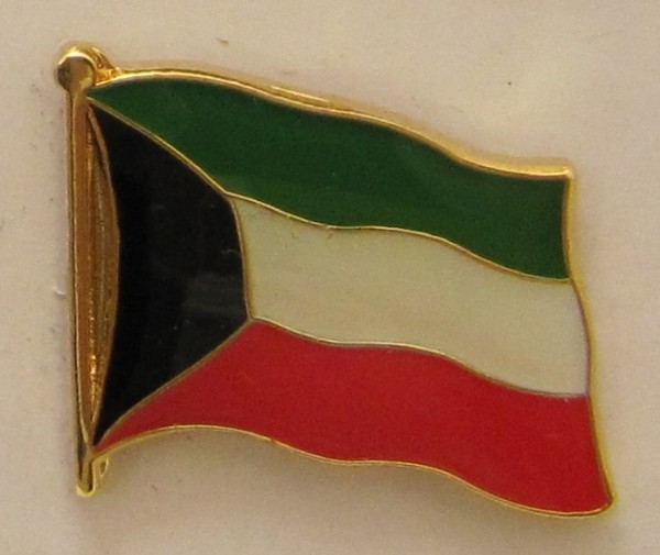 Kuwait Pin Anstecker Flagge Fahne Nationalflagge