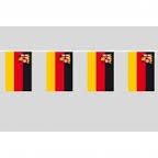 Rheinland Pfalz Flaggenkette 6 Meter / 8 Flagge Fahne