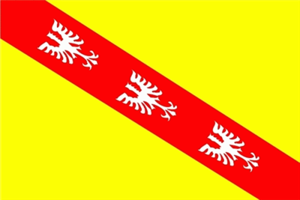 Flagge Fahne : Lothringen Lorraine (Region) Frankreich