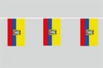 Ecuador Flaggenkette 6 Meter / 8 Flagge Fahne