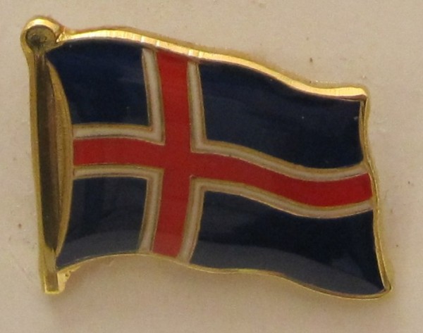Pin Anstecker Flagge Fahne Island Nationalflagge