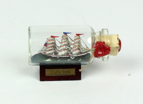 Cutty Sark Mini Buddelschiff 10 ml 5x2 cm Flaschenschiff