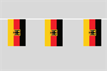 Deutschland mit Adler Flaggenkette 6 Meter / 8 Flagge Fahne